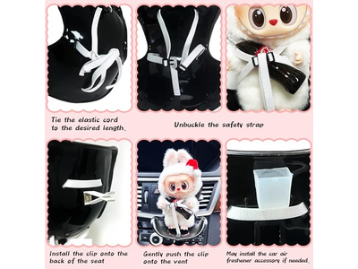 2 Set Car Seat for 10-17cm Dolls