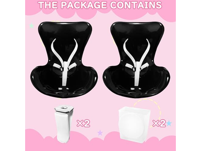 2 Set Car Seat for 10-17cm Dolls