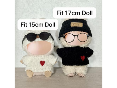 Clothes for 17cm Doll Accessories,Outfits for Labubu,2 Sets No Doll