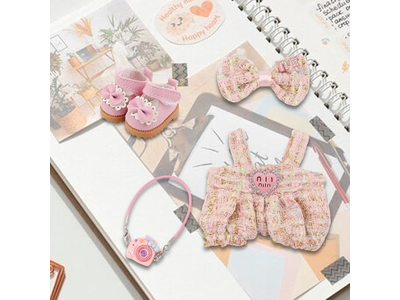 Doll Clothes 17cm Exquisite Luxury Designer Outfit Accessories Clothes