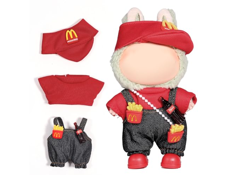 For Labubu Outfits,Clothes Set for 17cm Lububu Doll
