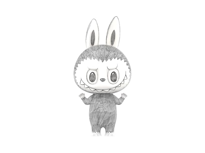 LABUBU Sketch Collection Figurine, 13.8 Inch Height