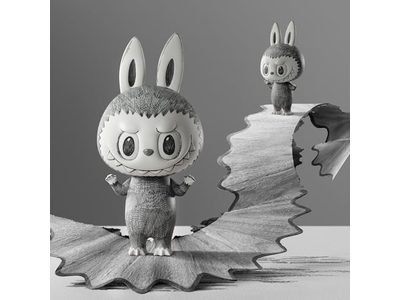 LABUBU Sketch Collection Figurine, 13.8 Inch Height