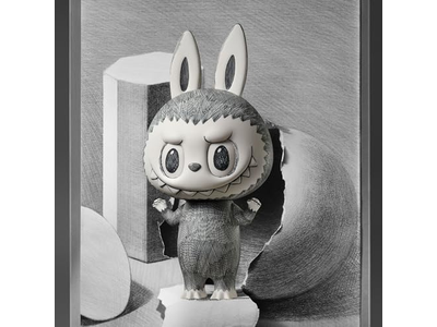 LABUBU Sketch Collection Figurine, 13.8 Inch Height