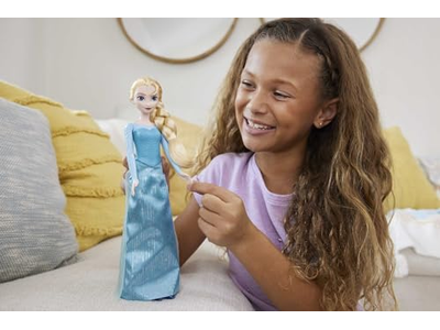 Mattel Disney Frozen Toys, Elsa Fashion Doll & Accessory