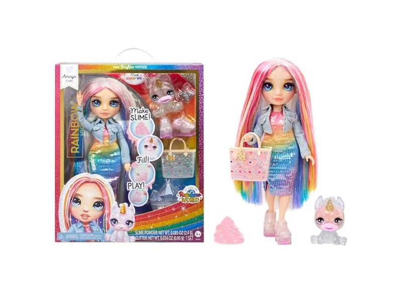 Rainbow High Amaya, Rainbow with Slime Kit & Pet