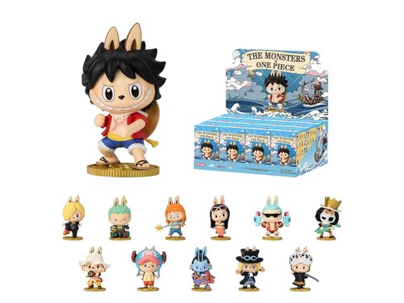 The Monsters × One Piece Series Figures 12PCs Blind Box Figures